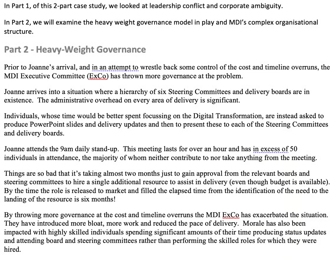 Governance Case Study - Page 2