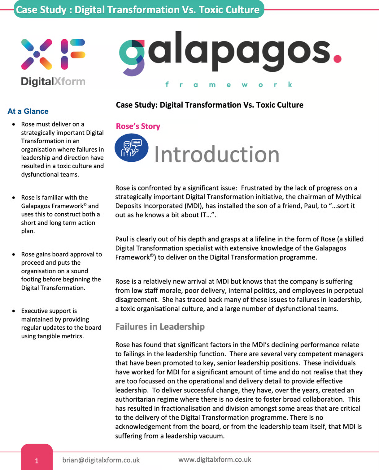 Toxic Culture Case Study - Page 1